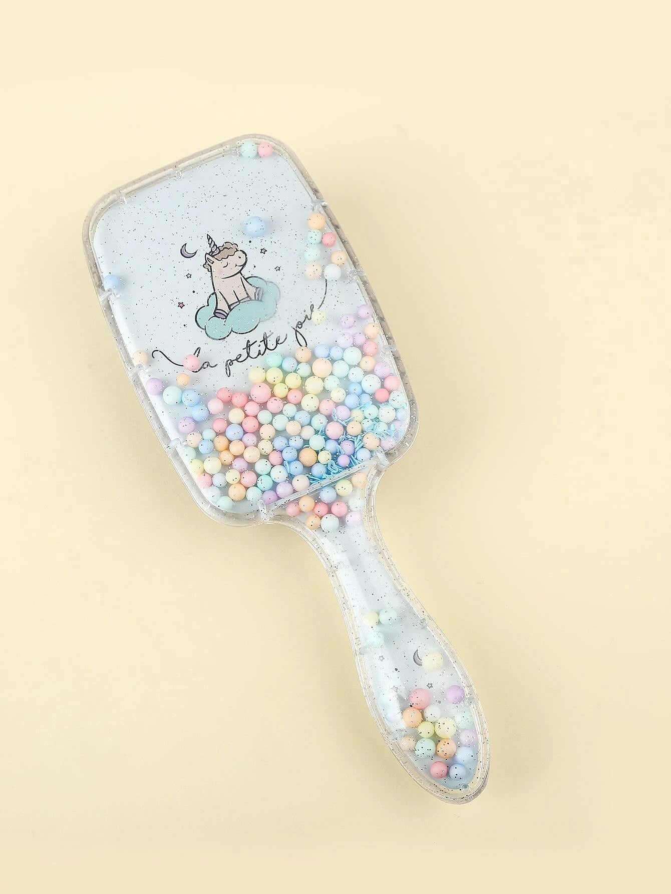 1 Pc Large-Square Unicorn Cartoon Graphic Cushion Hair Brush