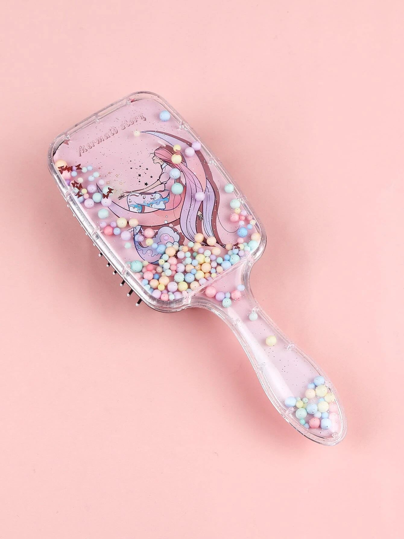1 Pc Large-Square Cute Figure Graphic Detangling Hair Comb