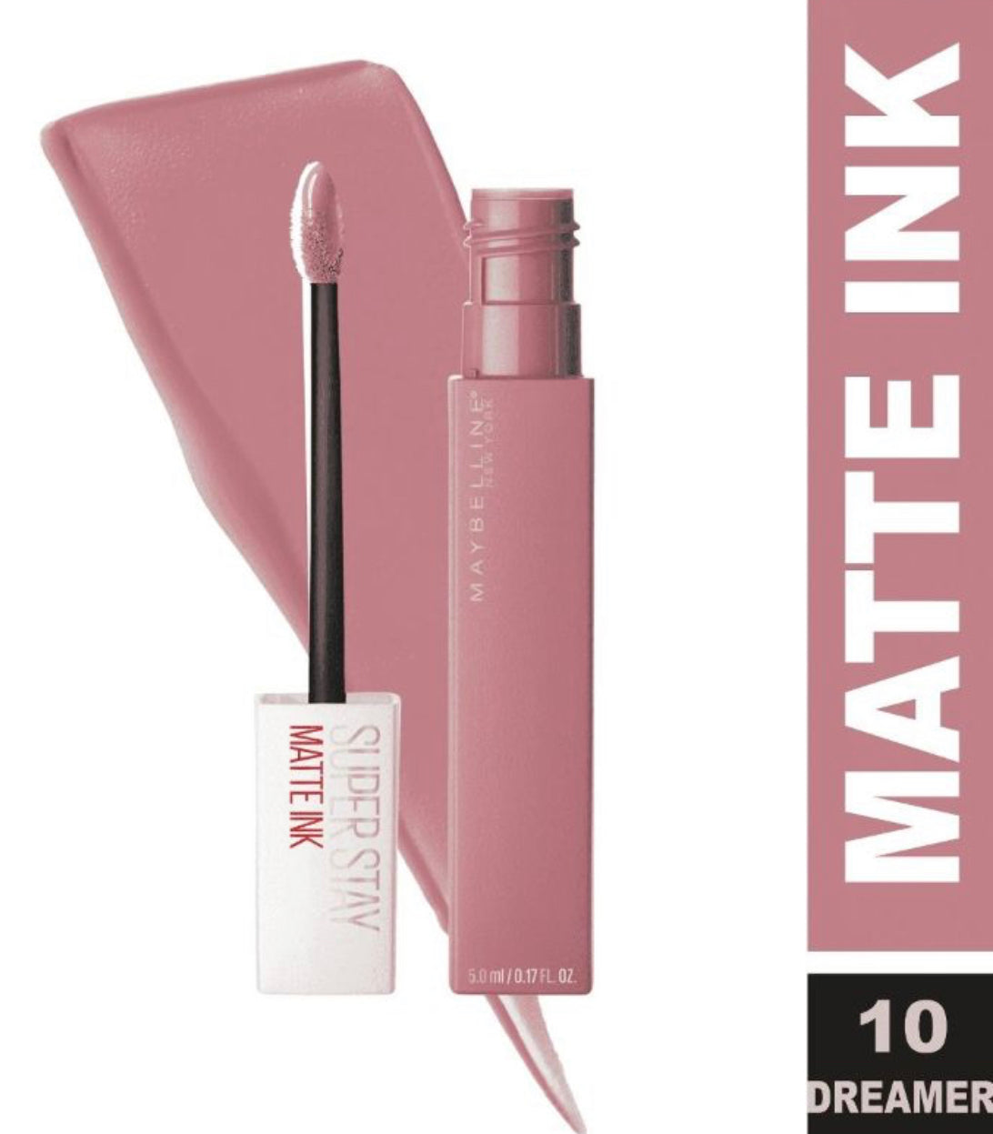 Maybelline Super Stay Matte Ink Liquid long lasting Lipstick - Pinks Collection