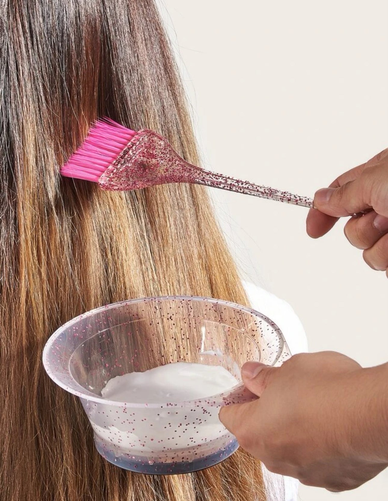 Hair salon hair dye set double-sided