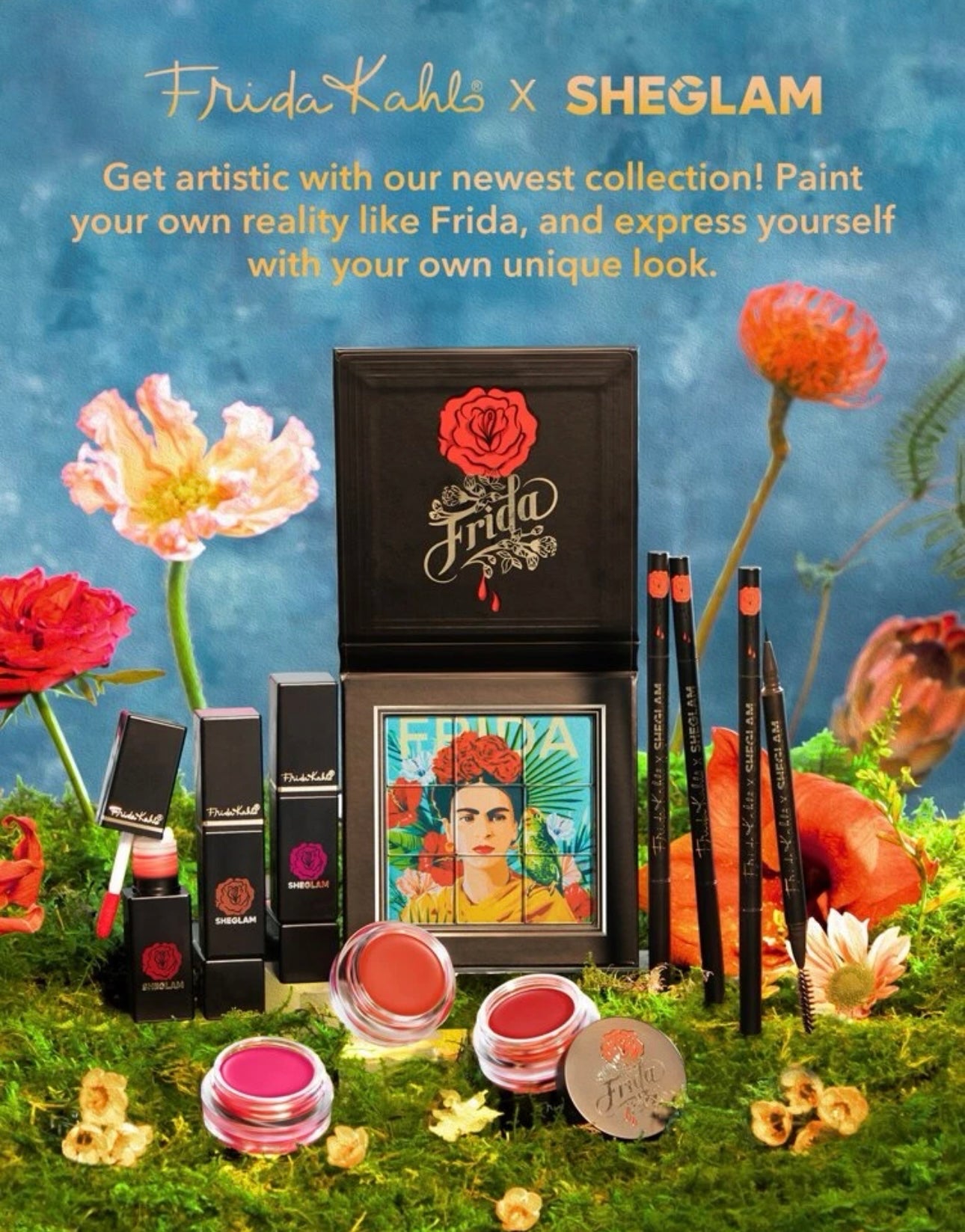 SHEGLAM X Frida Kahlo Collection Set Beauty Makeup Set