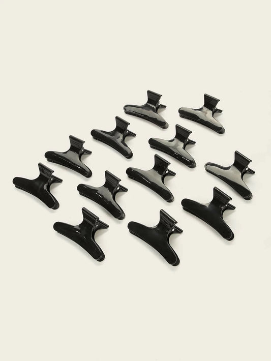 Hairdressing Tool Butterfly Hair Clip 12pcs