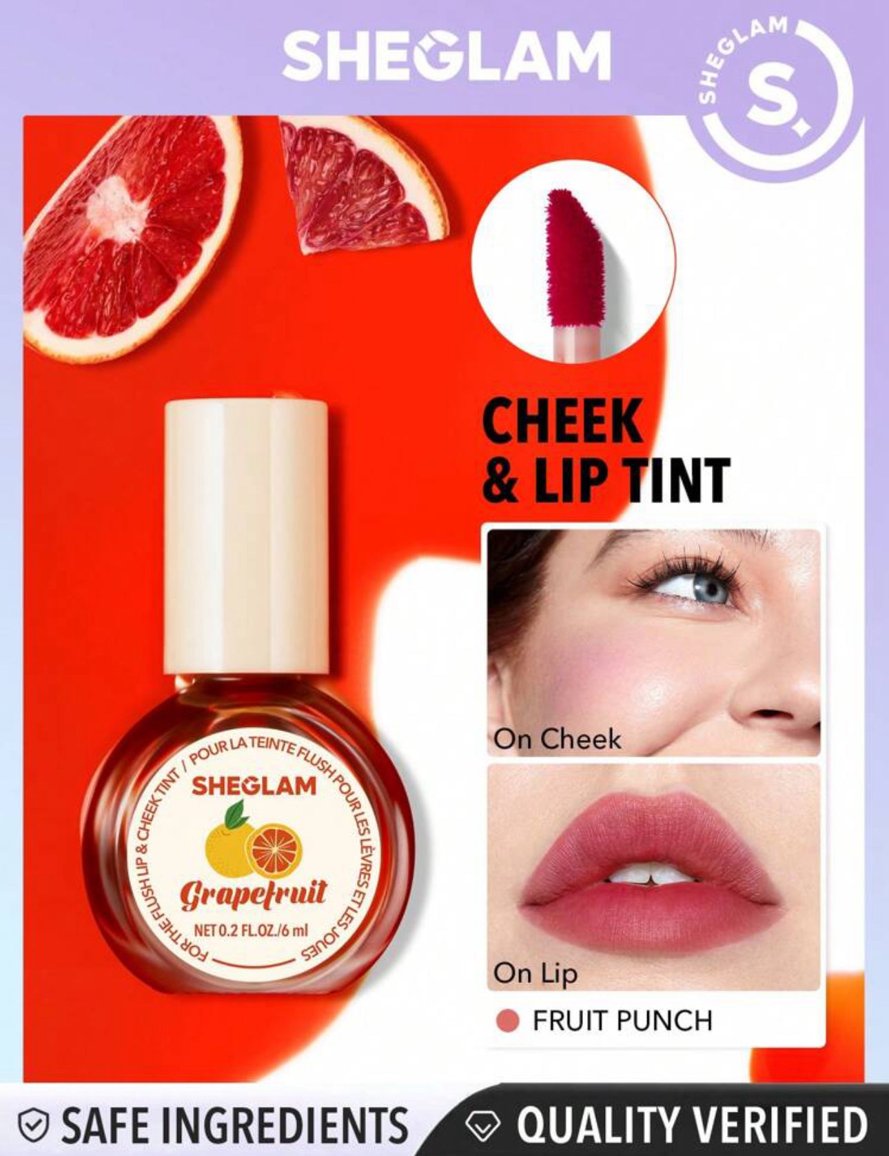 SHEGLAM For The Flush Lip & Cheek Tint-It's Chili Long-Lasting