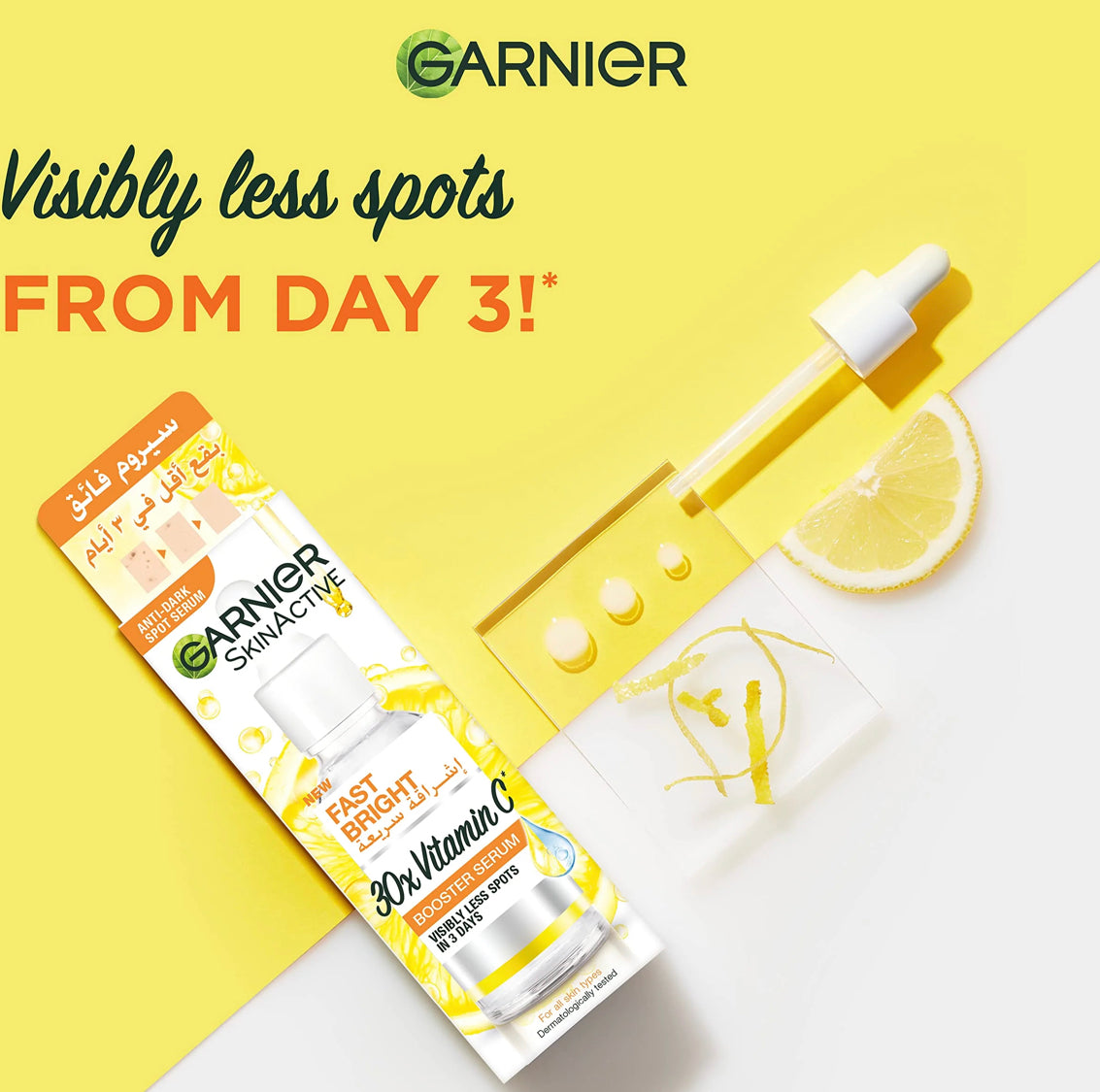 Garnier Fast Bright Vitamin C Booster Serum