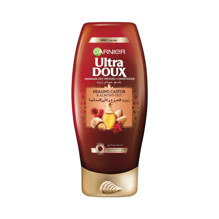 Garnier Ultra Doux Almond & Castor Oil Conditioner - 200ml
