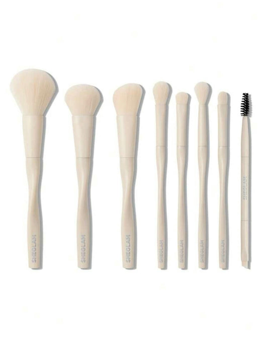 SHEGLAM Pro Core Brush Kit 8 Pcs/SetProfessional Makeup Brushes Soft Brush Set