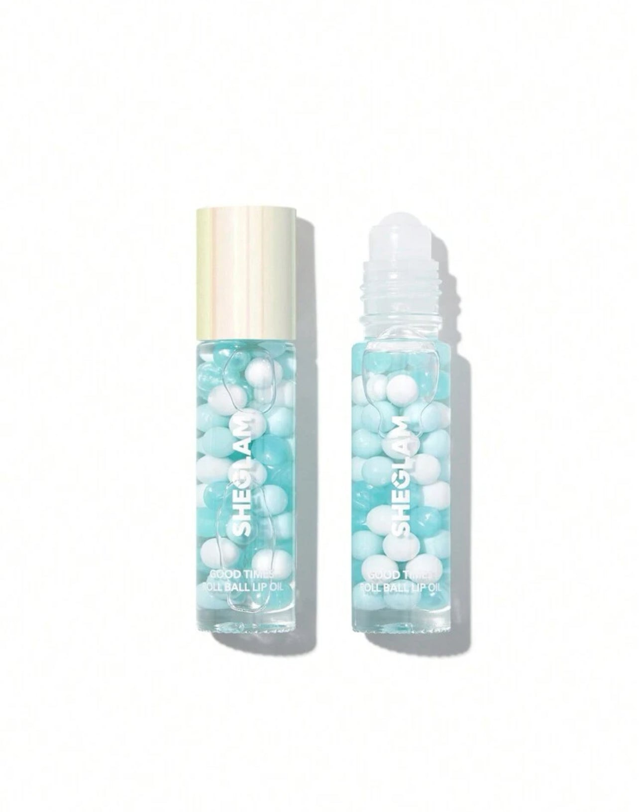 SHEGLAM Good Times Roll Ball Lip Oil-Have a Ball Clear Plumping Lip Care