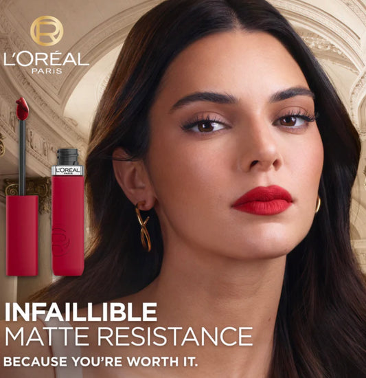 L'Oréal Paris Infallible Matte Resistance Liquid Lipstick, up to 16 Hour Wear