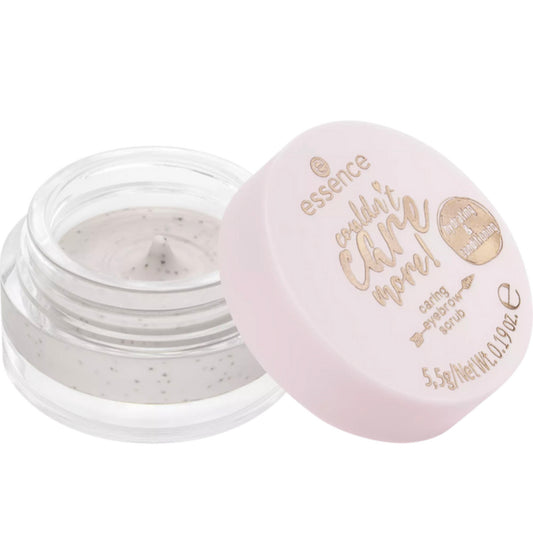 Essence couldn't care more! caring eyebrow scrub