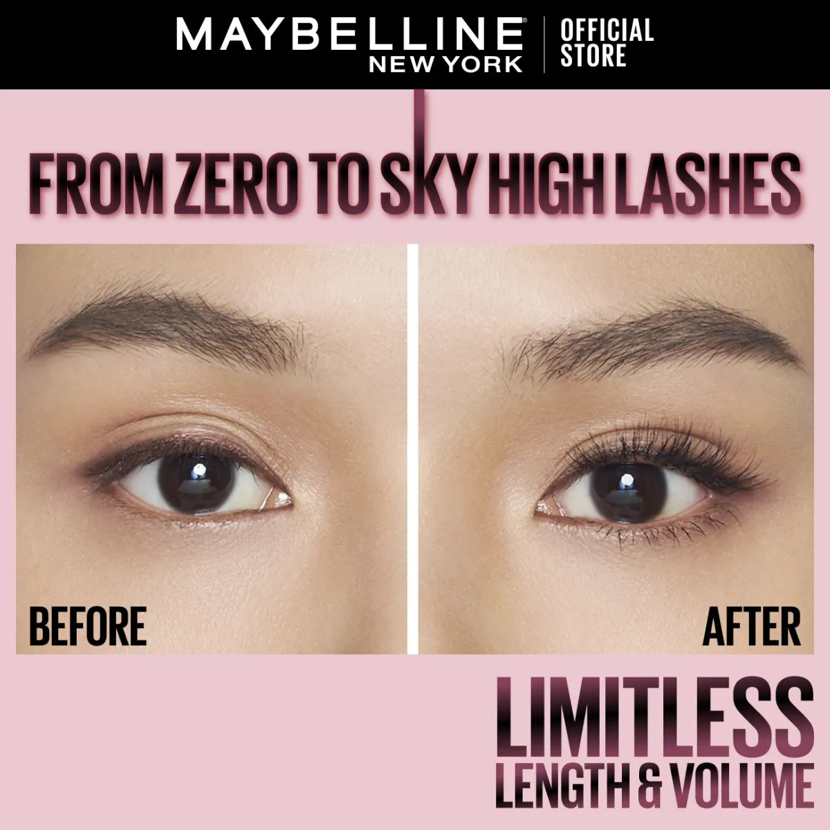 Maybelline New York Lash Sensational Sky High Mascara - Volumizing & Lengthening Black