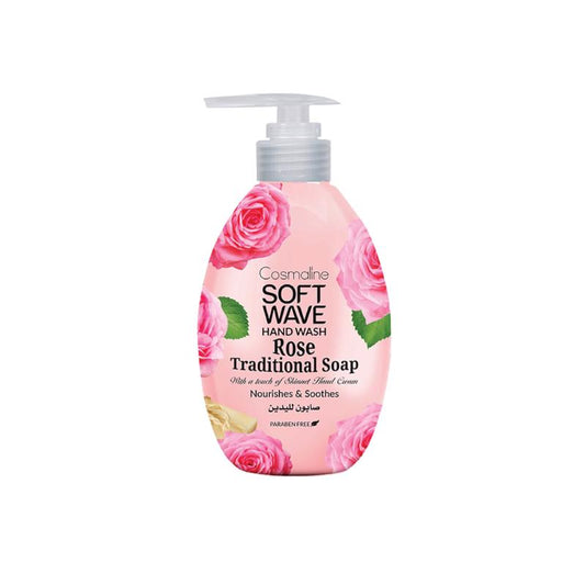 SOFT WAVE HAND WASH ROSE TRADITIONAL SOAP 550ml