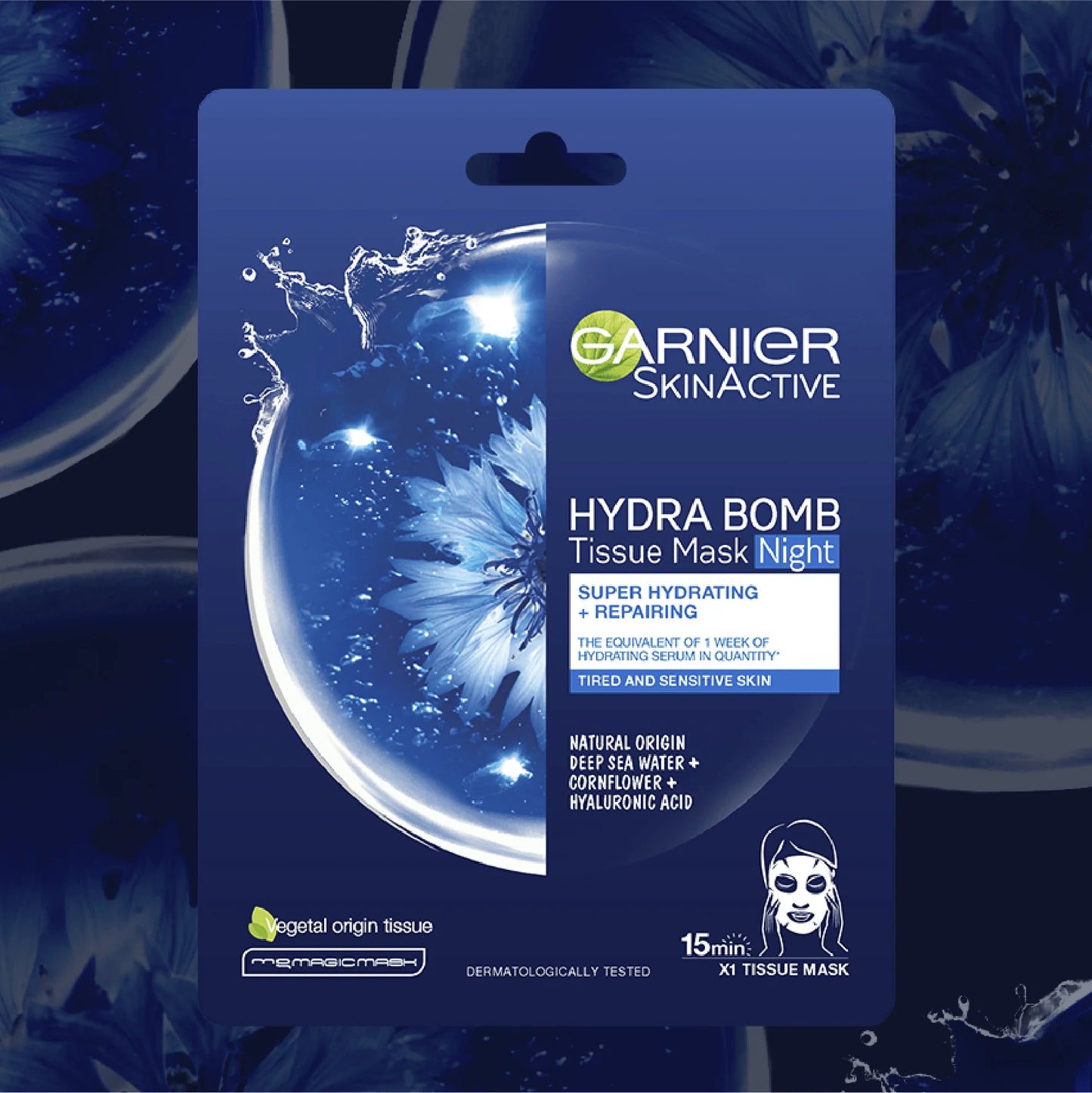 Garnier Hydra Bomb Super Hydrating & Repairing Night Face Mask
