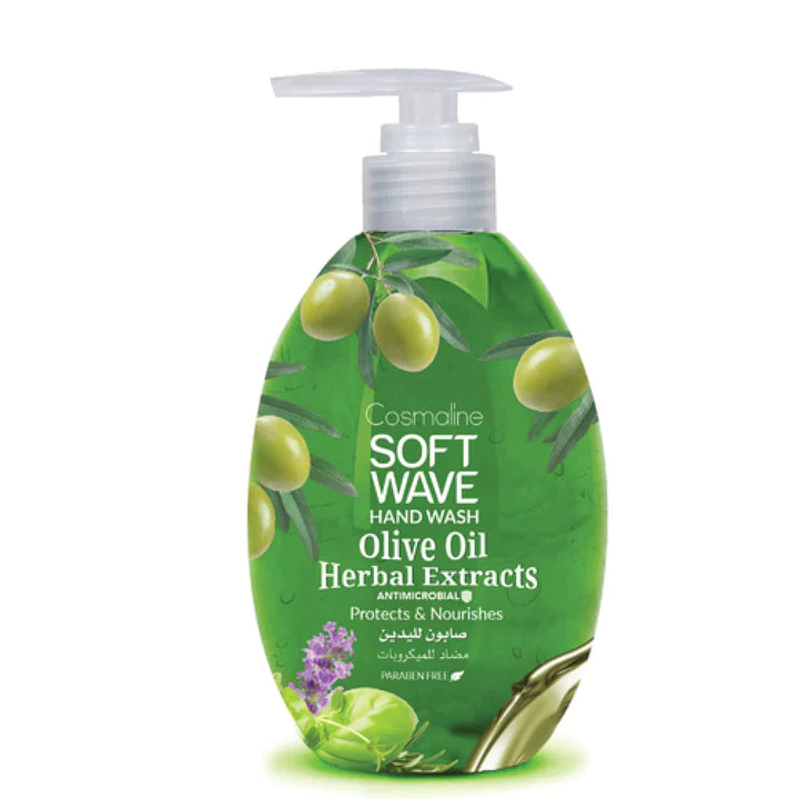 Cosmaline Soft Wave Olive Oil Herbal Extracts Hand Wash - Liquid Soap 550ml